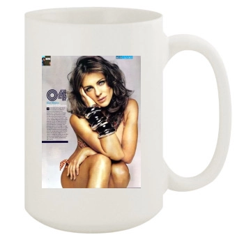 Elizabeth Hurley 15oz White Mug