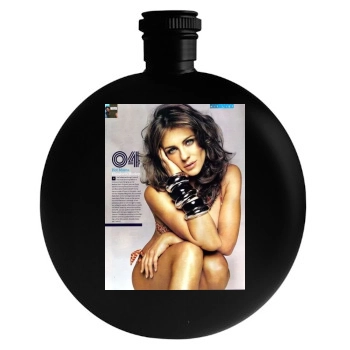 Elizabeth Hurley Round Flask