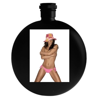 Elizabeth Hurley Round Flask