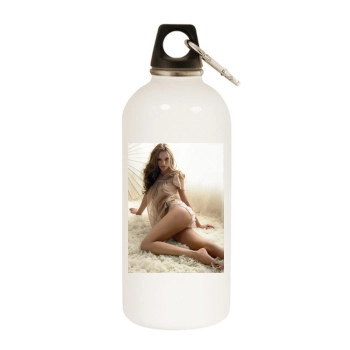 Fabiana Semprebom White Water Bottle With Carabiner