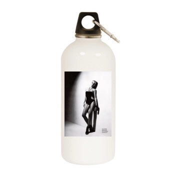 Fabiana Semprebom White Water Bottle With Carabiner