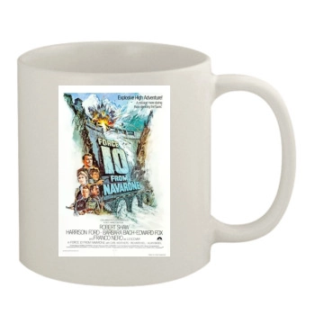 Force 10 From Navarone (1978) 11oz White Mug