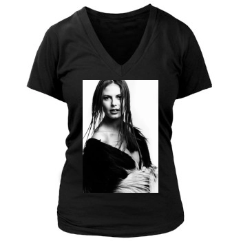 Heidi Klum Women's Deep V-Neck TShirt