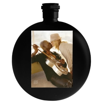 Heidi Klum Round Flask