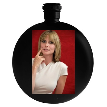 Heidi Klum Round Flask