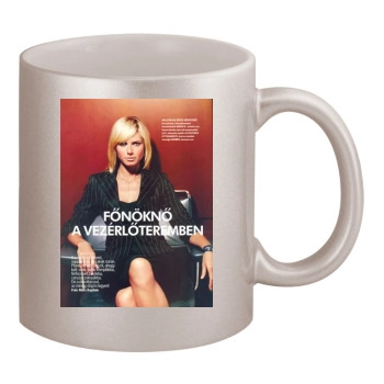 Heidi Klum 11oz Metallic Silver Mug