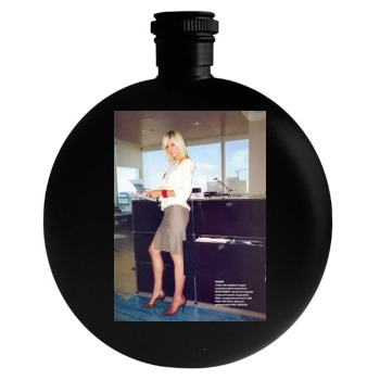 Heidi Klum Round Flask