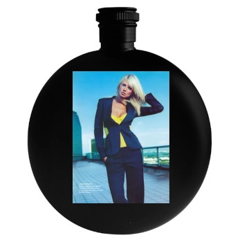 Heidi Klum Round Flask