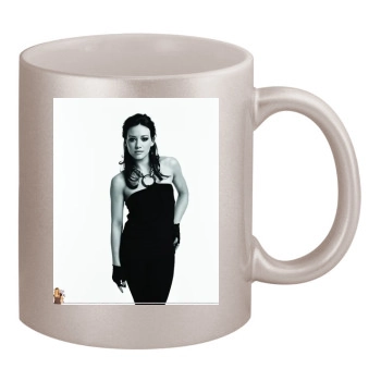 Hilary Duff 11oz Metallic Silver Mug