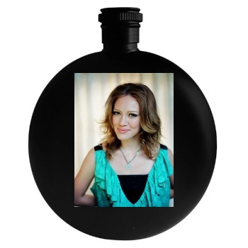 Hilary Duff Round Flask