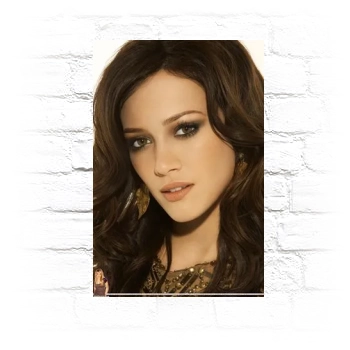 Hilary Duff Metal Wall Art