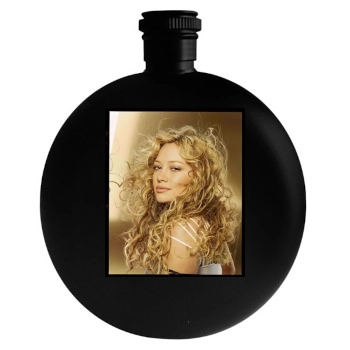 Hilary Duff Round Flask