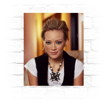 Hilary Duff Metal Wall Art