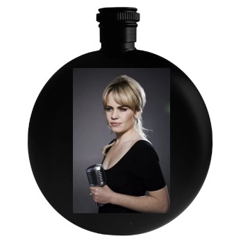 Hilary Duff Round Flask