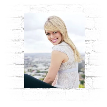 Hilary Duff Metal Wall Art