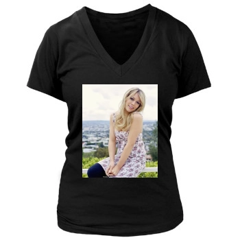 Hilary Duff Women's Deep V-Neck TShirt