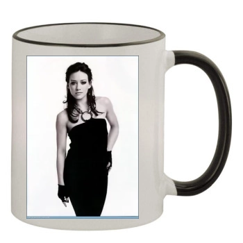 Hilary Duff 11oz Colored Rim & Handle Mug