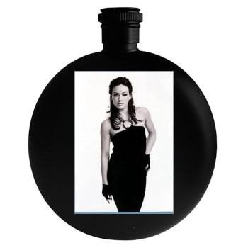 Hilary Duff Round Flask