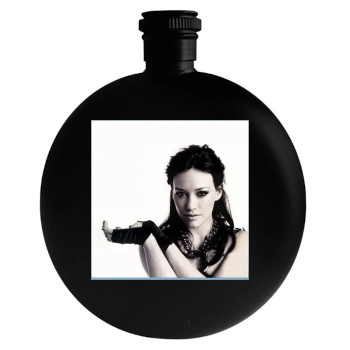 Hilary Duff Round Flask