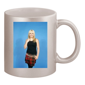 Hilary Duff 11oz Metallic Silver Mug