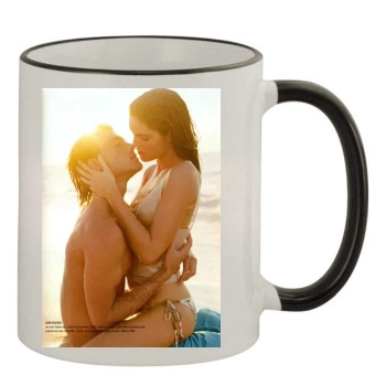 Hilary Rhoda 11oz Colored Rim & Handle Mug