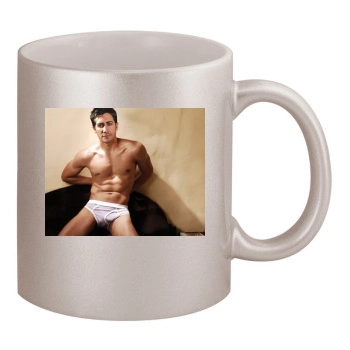 Jake Gyllenhaal 11oz Metallic Silver Mug