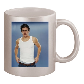 Jake Gyllenhaal 11oz Metallic Silver Mug