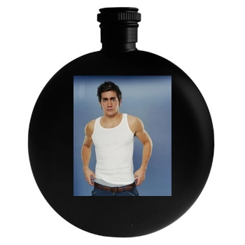 Jake Gyllenhaal Round Flask