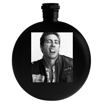 Jake Gyllenhaal Round Flask