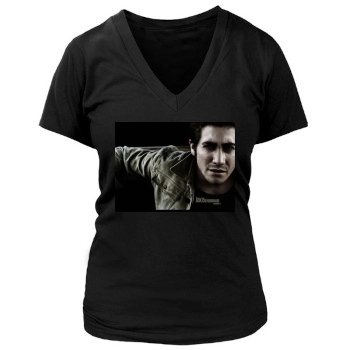 Jake Gyllenhaal Women's Deep V-Neck TShirt