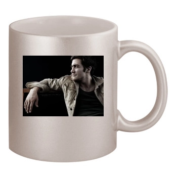 Jake Gyllenhaal 11oz Metallic Silver Mug