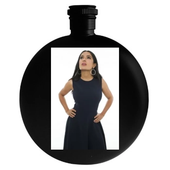 Salma Hayek Round Flask