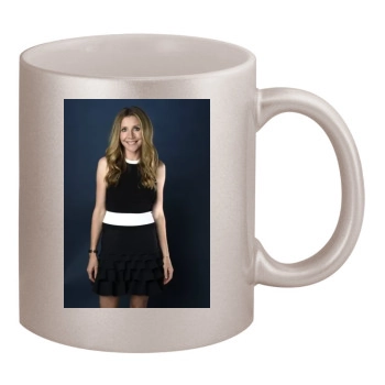 Sarah Chalke 11oz Metallic Silver Mug