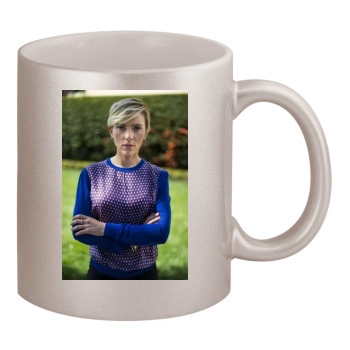 Scarlett Johansson 11oz Metallic Silver Mug