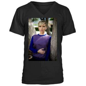 Scarlett Johansson Men's V-Neck T-Shirt