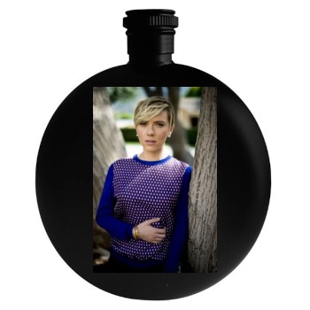 Scarlett Johansson Round Flask