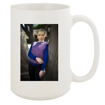 Scarlett Johansson 15oz White Mug