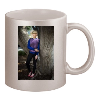 Scarlett Johansson 11oz Metallic Silver Mug