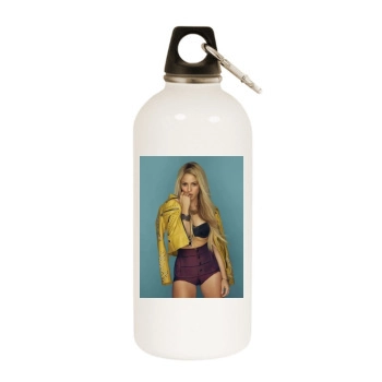 Shakira White Water Bottle With Carabiner