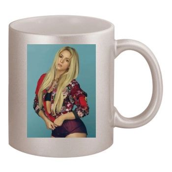 Shakira 11oz Metallic Silver Mug