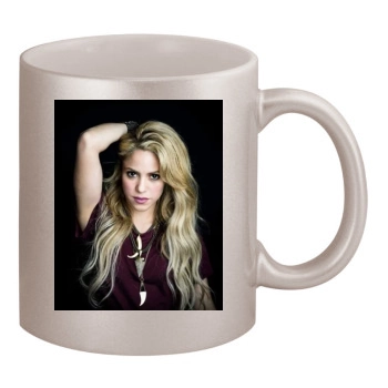 Shakira 11oz Metallic Silver Mug