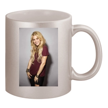 Shakira 11oz Metallic Silver Mug