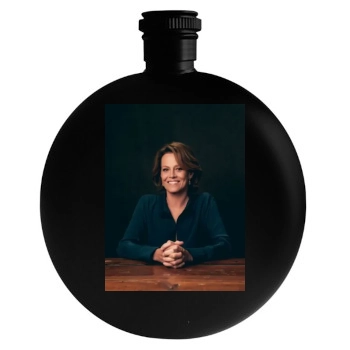 Sigourney Weaver Round Flask