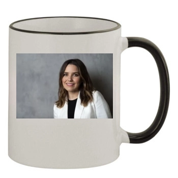 Sophia Bush 11oz Colored Rim & Handle Mug