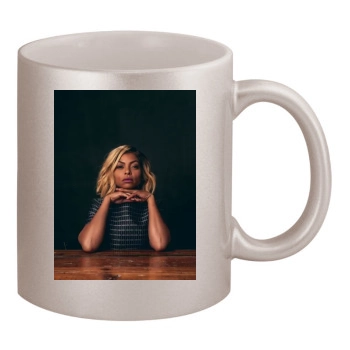 Taraji P. Henson 11oz Metallic Silver Mug