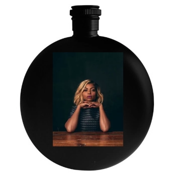 Taraji P. Henson Round Flask