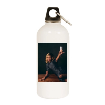 Taraji P. Henson White Water Bottle With Carabiner