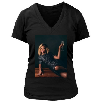 Taraji P. Henson Women's Deep V-Neck TShirt