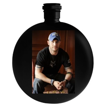 Tom Hardy Round Flask