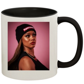 Tyra Banks 11oz Colored Inner & Handle Mug